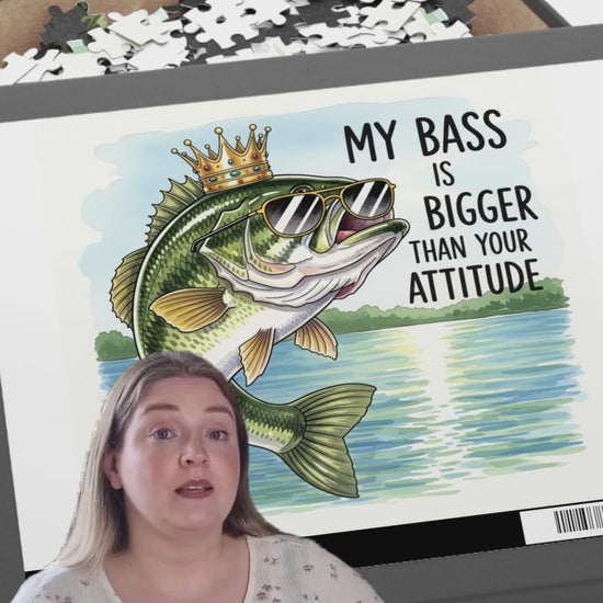 Video ad about this very special jig saw Puzzle for fishing Angler's.