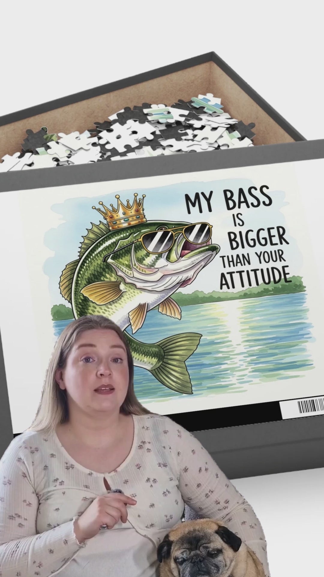 Video ad about this very special jig saw Puzzle for fishing Angler's.