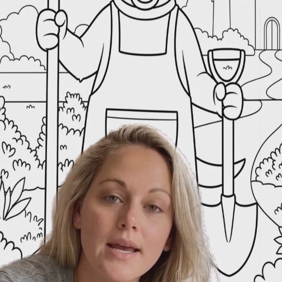 Video model talking about this Queen June Coloring Book.