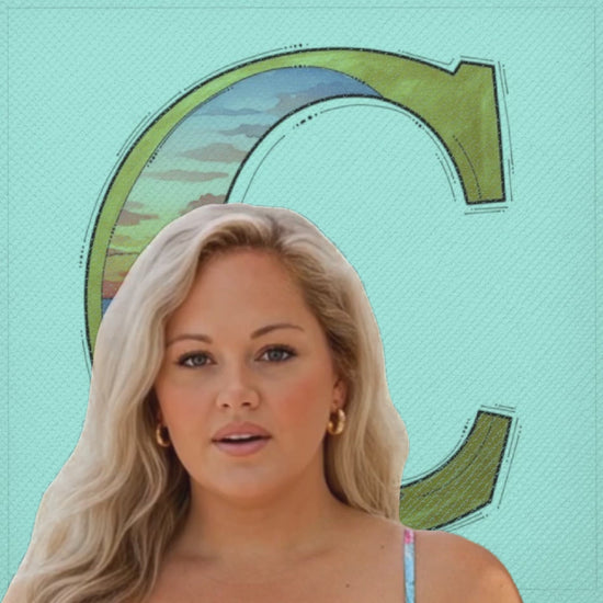 Video - Monogram Shell Jewelry Organizer - Initial "C"
